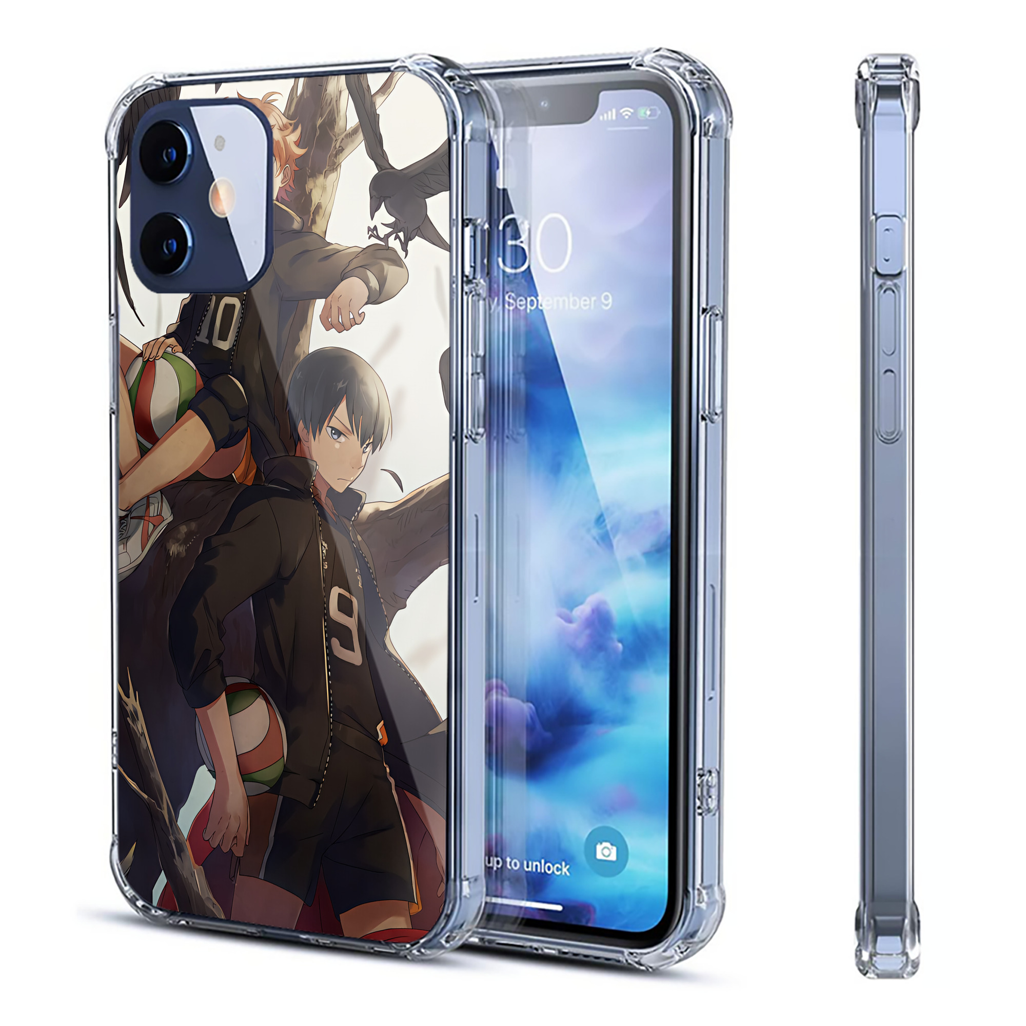 （画像用） ハイキュー!! Haikyu!! 【iPhone 12シリーズ対応】透明スマホケース（クリアソフトケース）